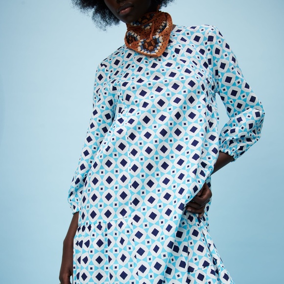 Zara The Isa Dress Kaftan - 100% Cotton - L - Picture 3 of 9